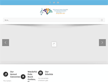Tablet Screenshot of ca-convention.org